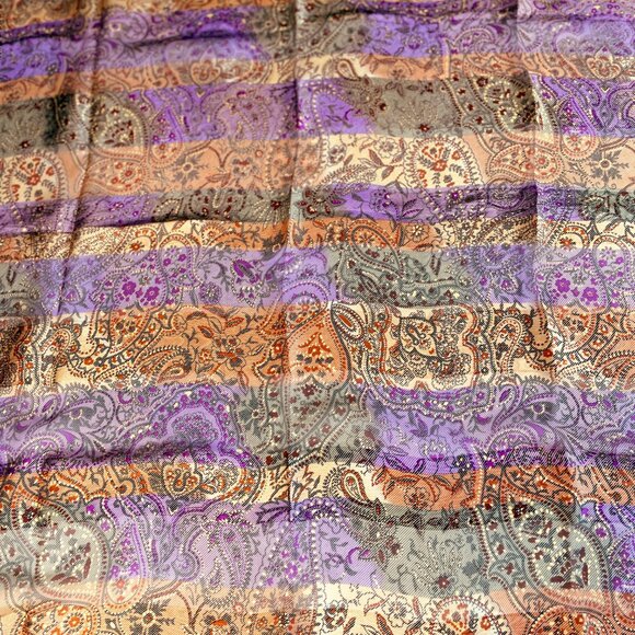 Yves Saint Laurent Silk Chiffon Scarf - Picture 8 of 9